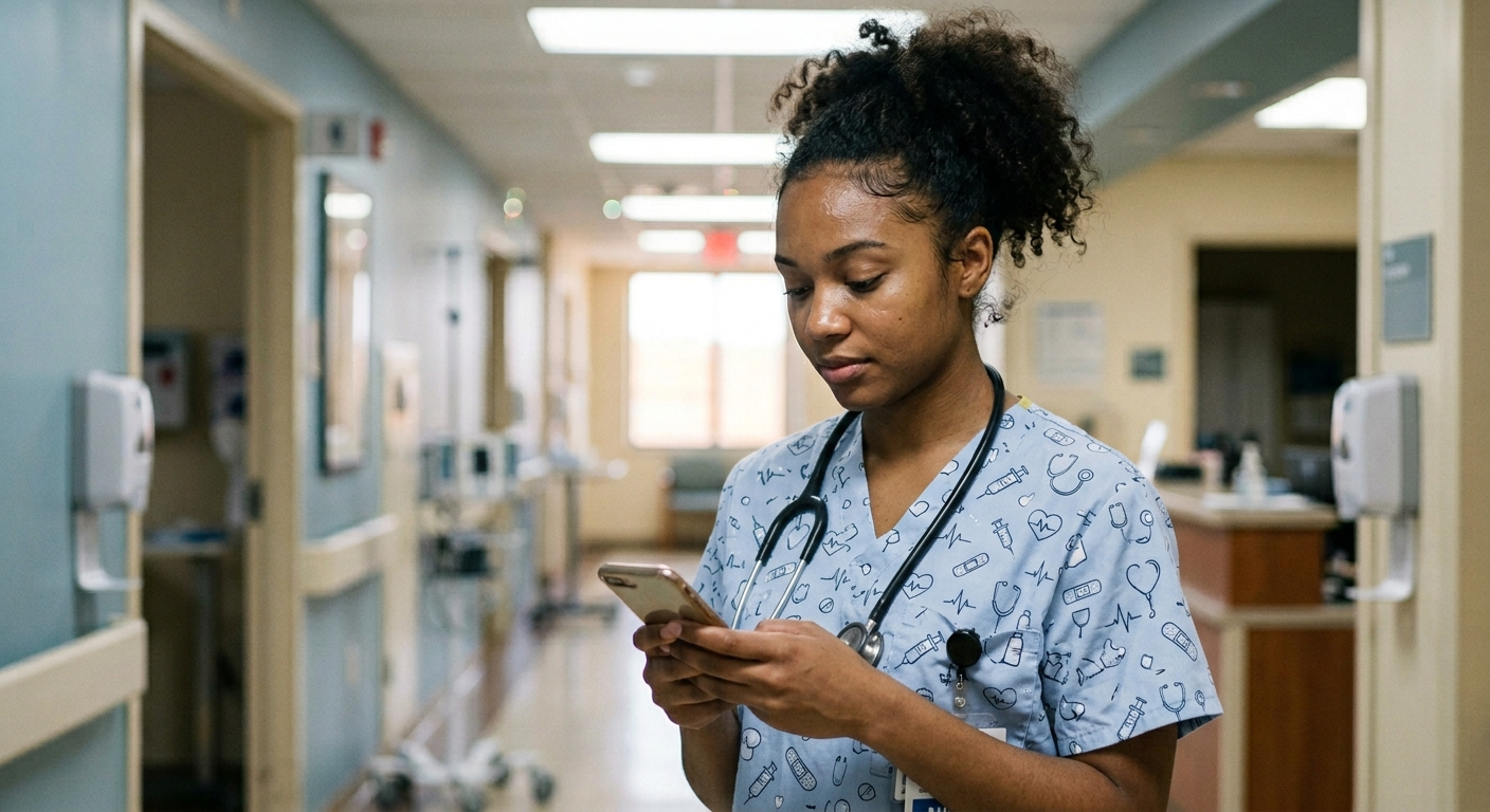 Viv Health clinician listening attentively to a patient